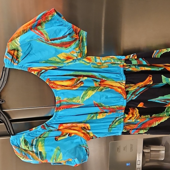 💕FARM RIO💕 Farm Mix Maxi Dress ~ Small S NWT - Picture 15 of 16